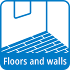 Floors and walls