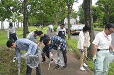 研究本部（つくばエリア）清掃活動写真